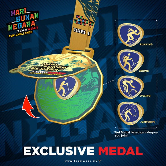 Hari Sukan Negara Exclsuive Medal